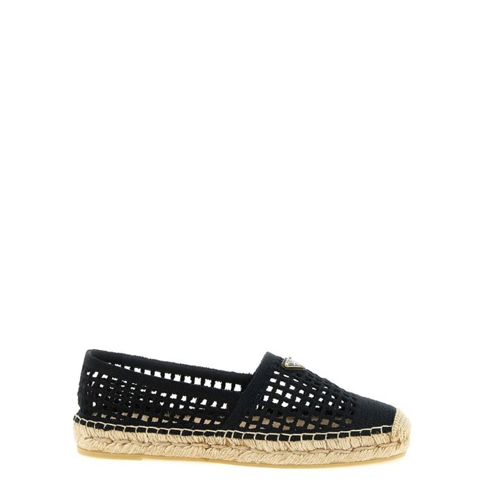 Prada Women Crochet Knitted Espadrilles